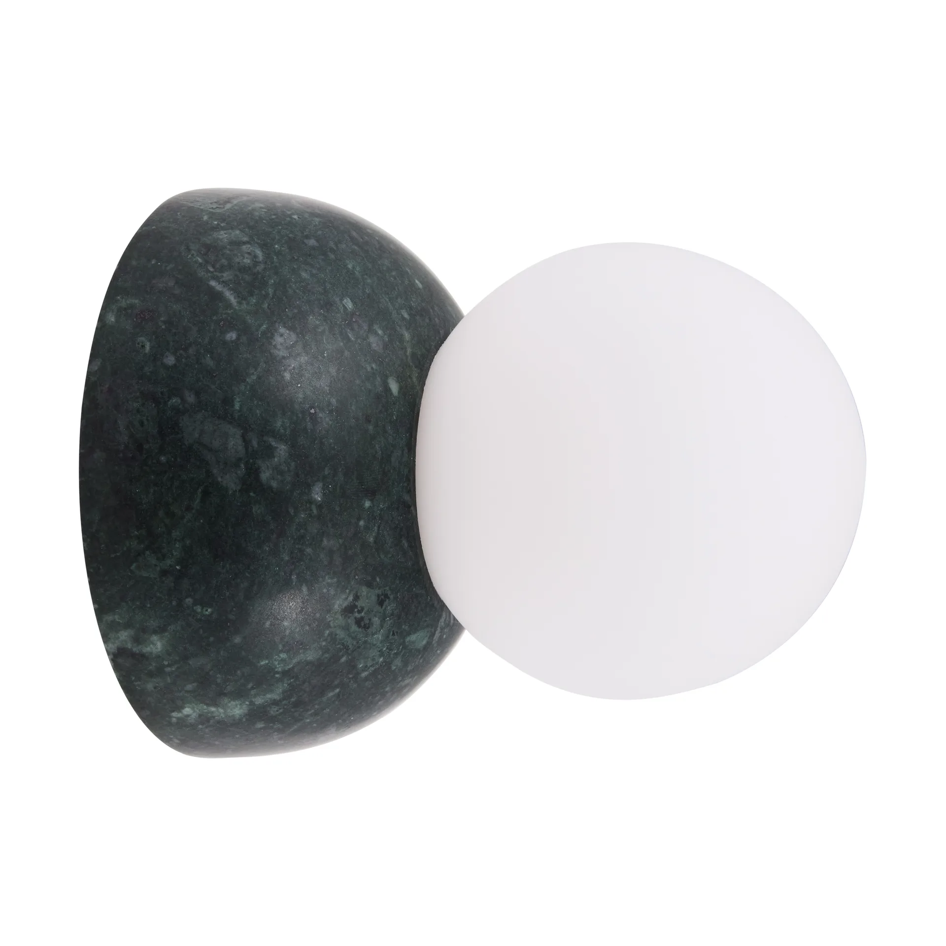 Torrano vägglampa/plafond 13 cm, Mörkgrön marmor Globen Lighting