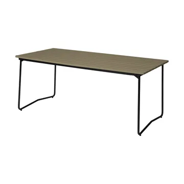 B31 matbord - 170x92 cm, Ljusgrön ek-svart - Grythyttan Stålmöbler