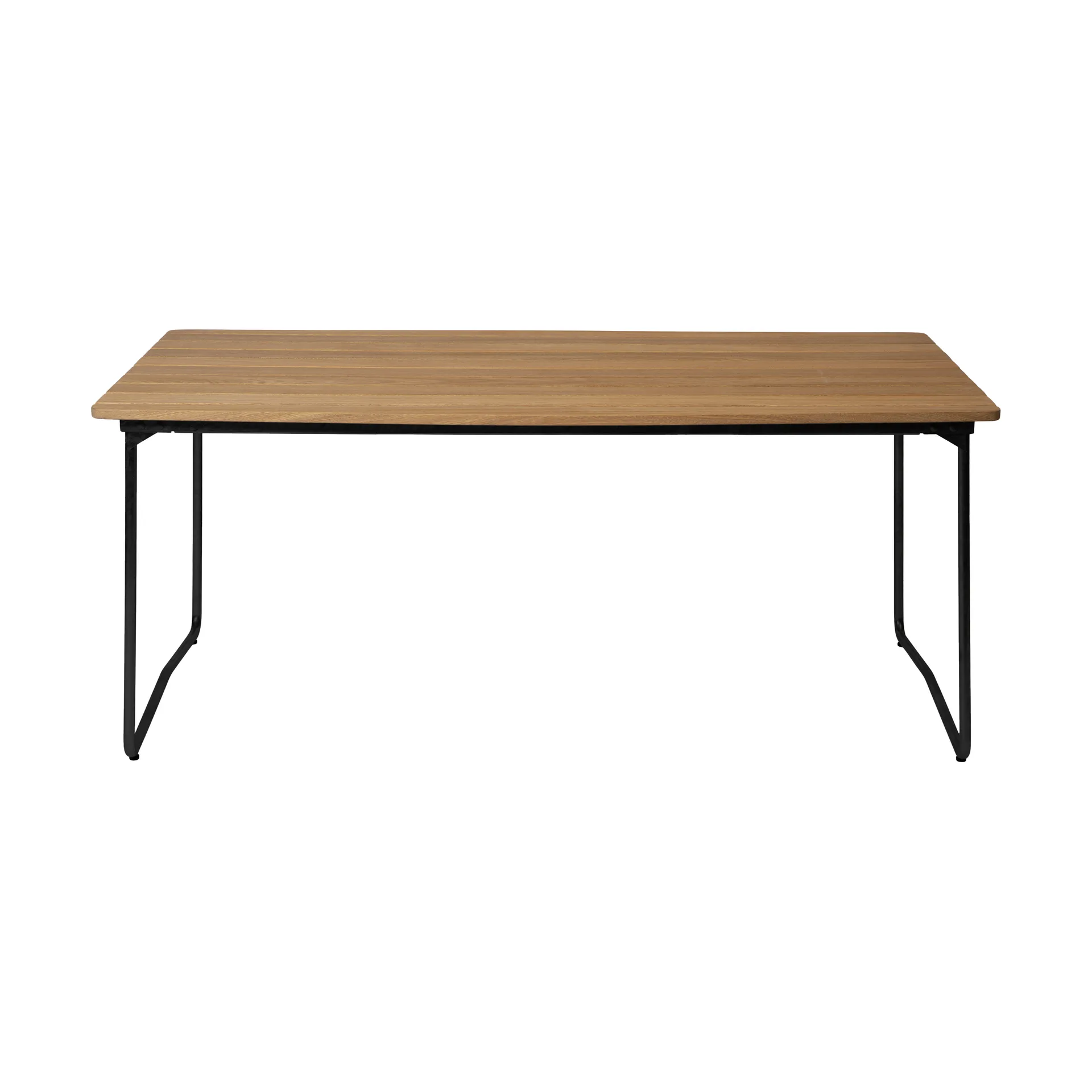 B31 matbord, 170x92 cm, Oljad ek-svart Grythyttan Stålmöbler