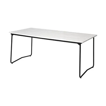 B31 matbord - 170x92 cm, Vitlackerad ek-svart - Grythyttan Stålmöbler
