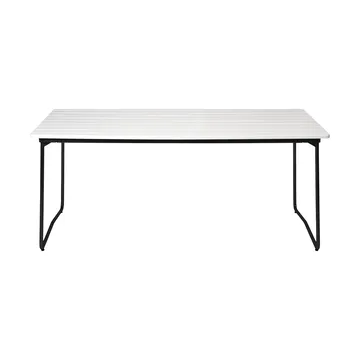 B31 matbord - 170x92 cm, Vitlackerad ek-svart - Grythyttan Stålmöbler