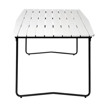 B31 matbord - 170x92 cm, Vitlackerad ek-svart - Grythyttan Stålmöbler
