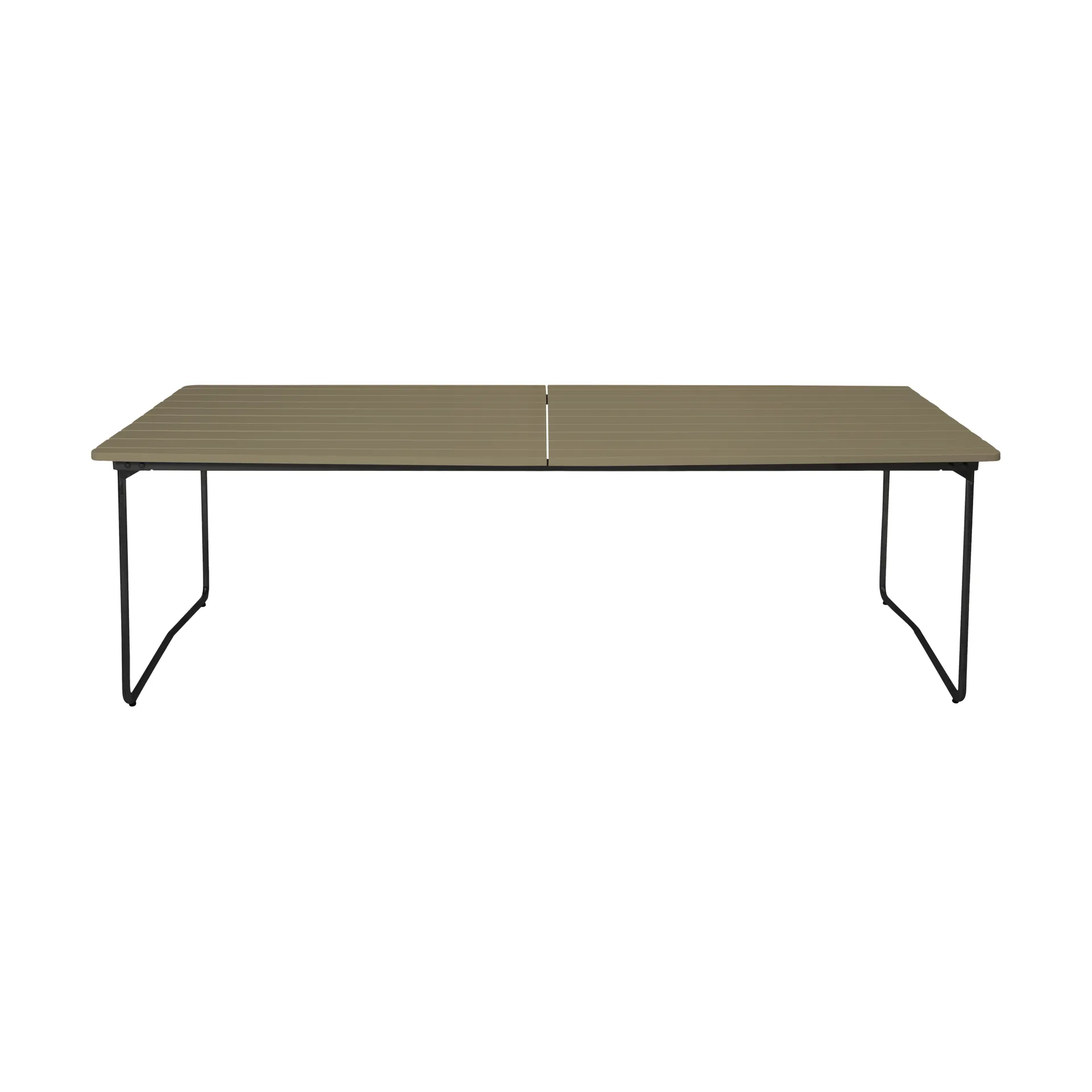 B31 matbord, 230x92 cm, Ljusgrön ek-svart Grythyttan Stålmöbler