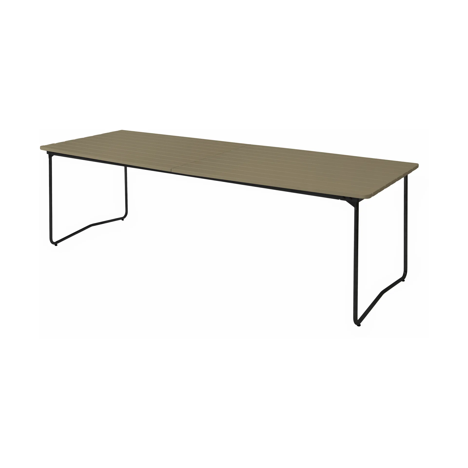 B31 matbord, 230x92 cm, Ljusgrön ek-svart Grythyttan Stålmöbler