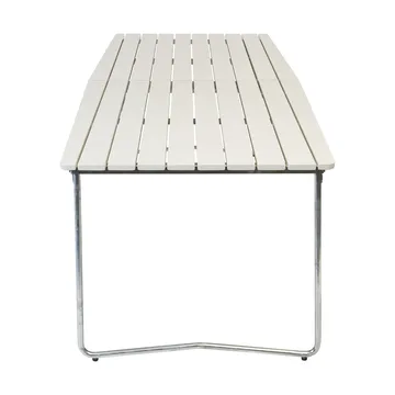 B31 matbord - 230x92 cm, Vitlackad ek-varmförzinkad stativ - Grythyttan Stålmöbler
