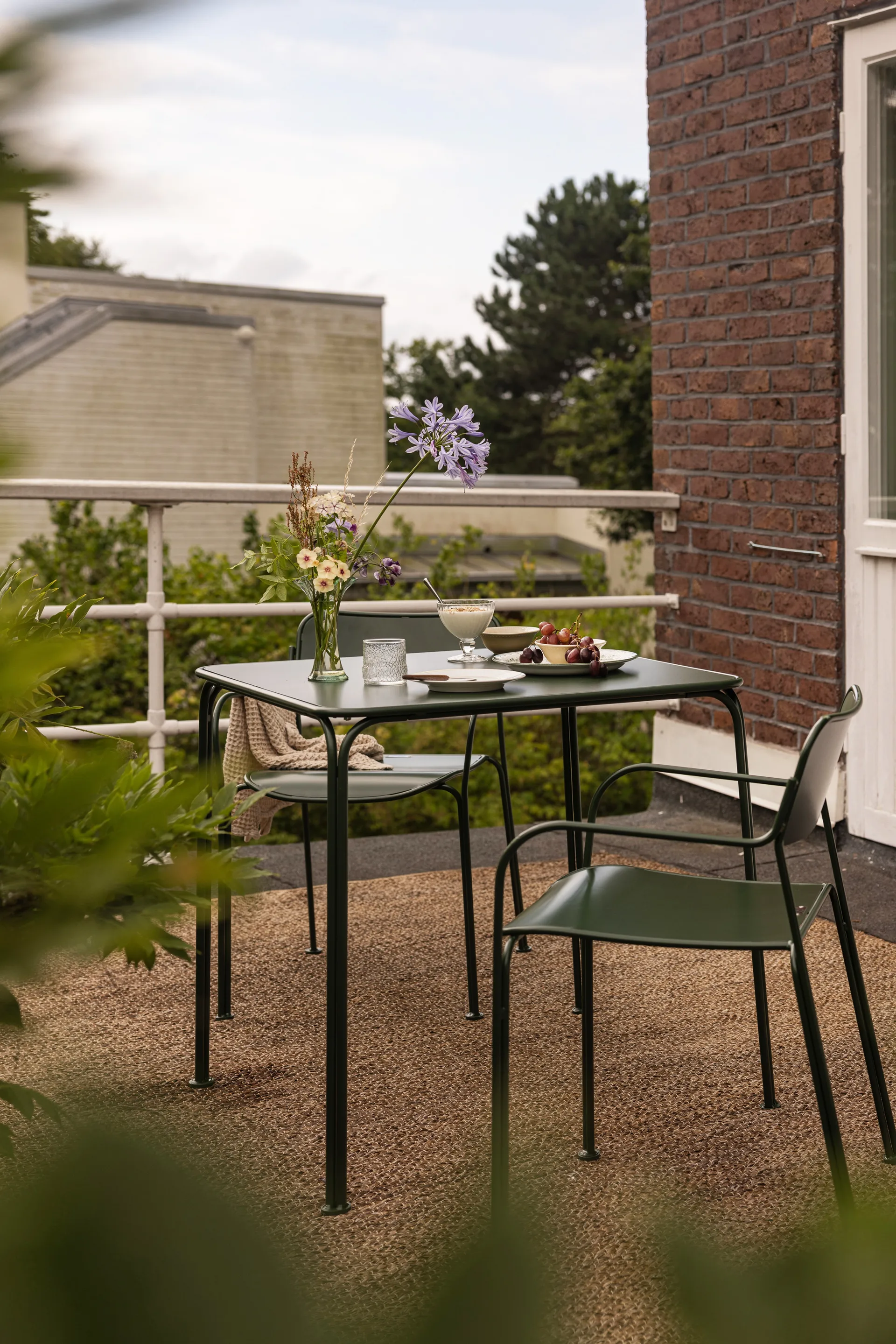 Chair Libelle stol, Grön Grythyttan Stålmöbler