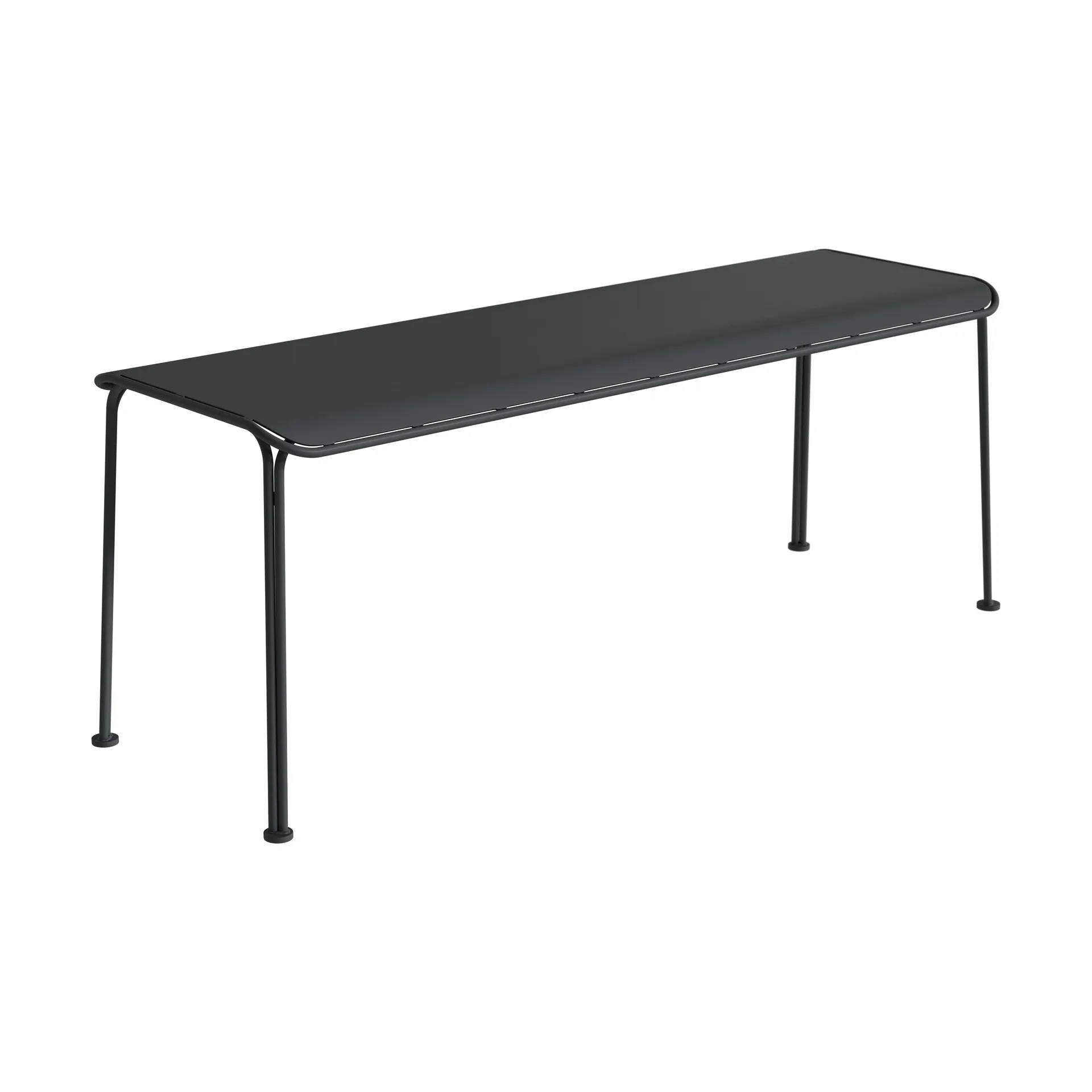 Libelle bänk, Graphite gray, 120 cm Grythyttan Stålmöbler