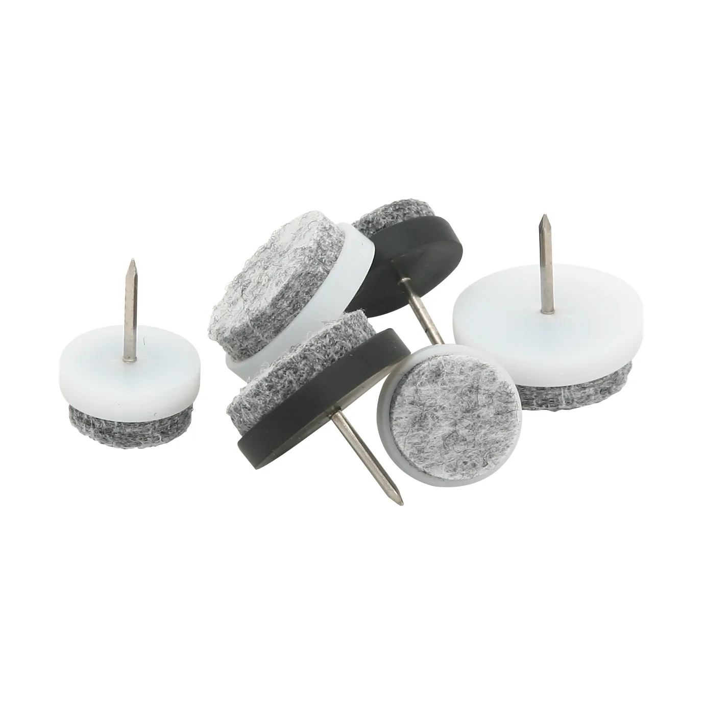 Guardian möbeltass med spik Ø17 mm 8-pack, Svart Guardian