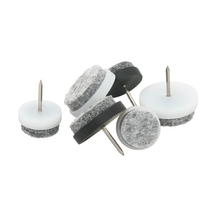 Guardian möbeltass med spik Ø24 mm 8-pack - Svart - Guardian