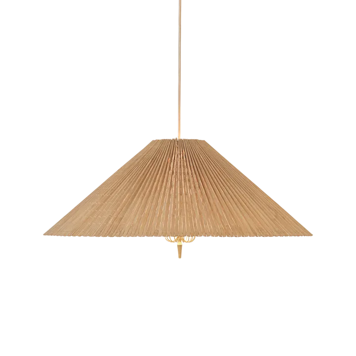 1972 taklampa Ø60 cm - Bambu-mässing - GUBI
