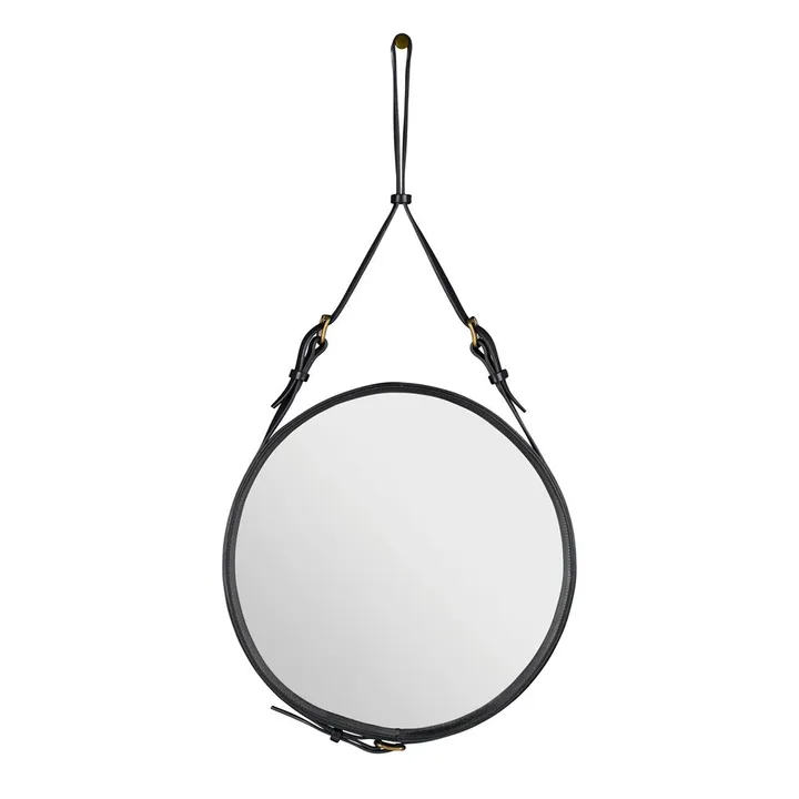 Adnet Circulaire spegel S - svart - GUBI