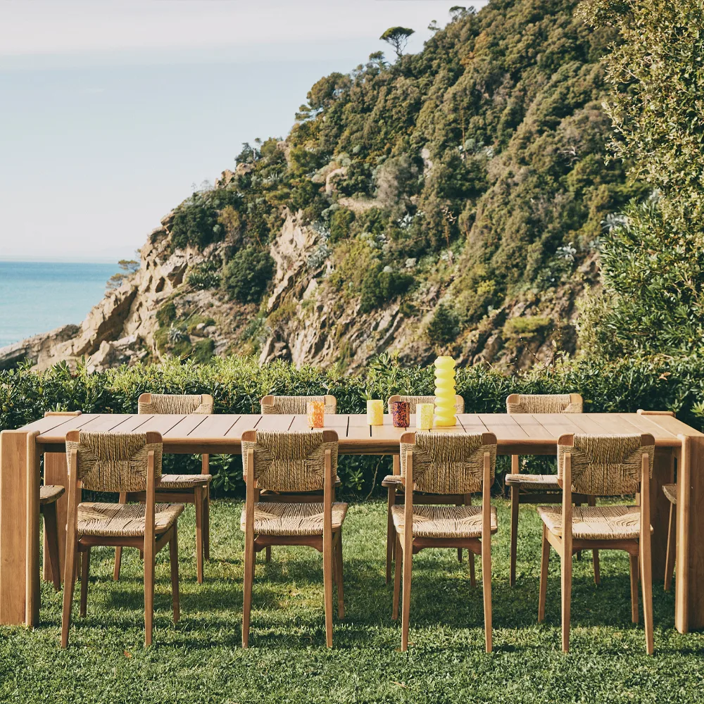 Atmosfera matbord, Teak, 281x105 cm GUBI