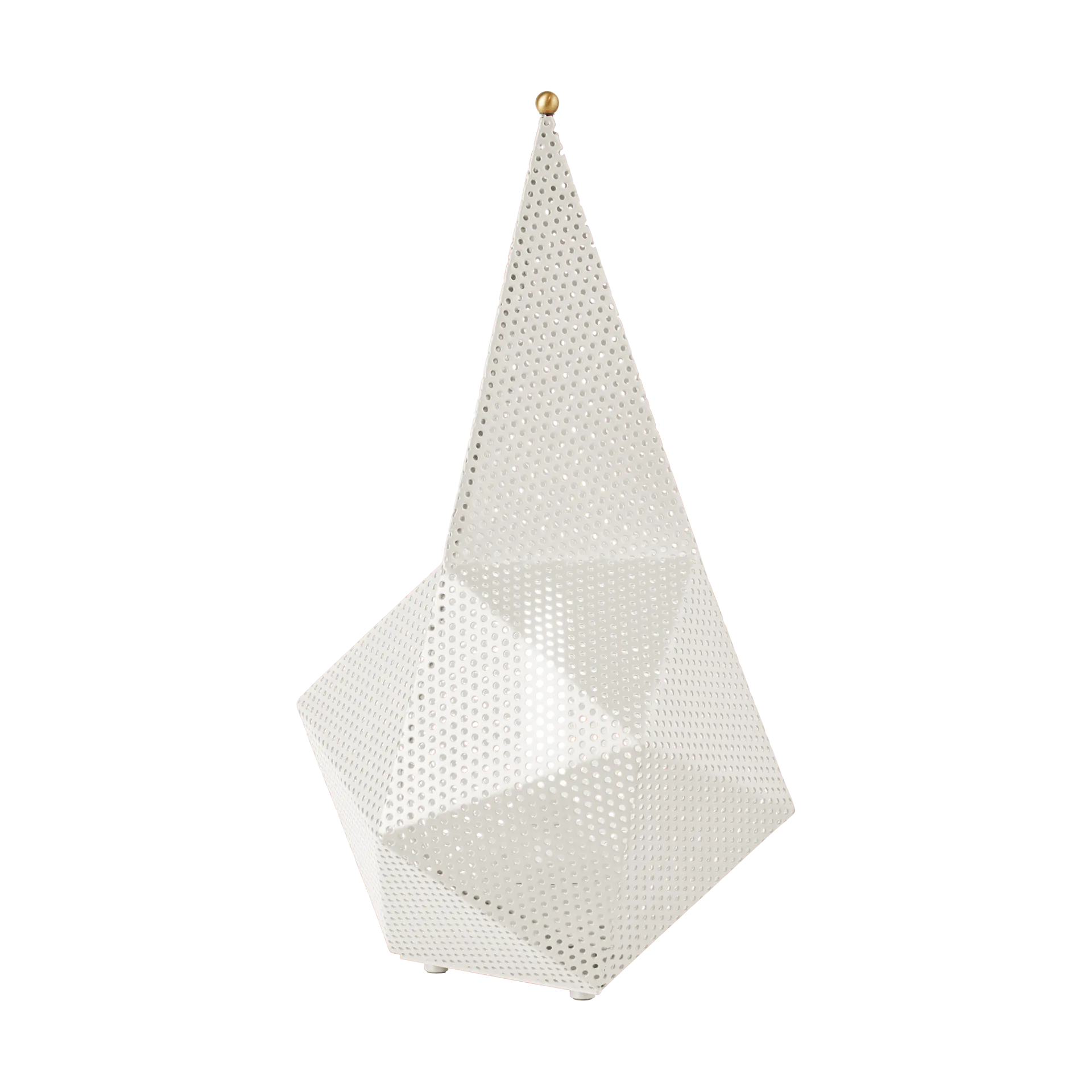 Bagdad portabel lampa, Cream white semi matt GUBI