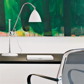 Bestlite BL1 bordslampa - matt vit-krom - GUBI