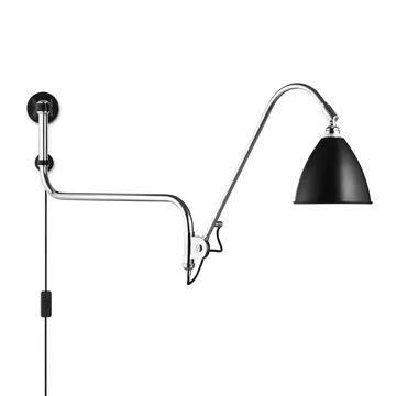 Bestlite BL10 vägglampa - svart-krom - GUBI