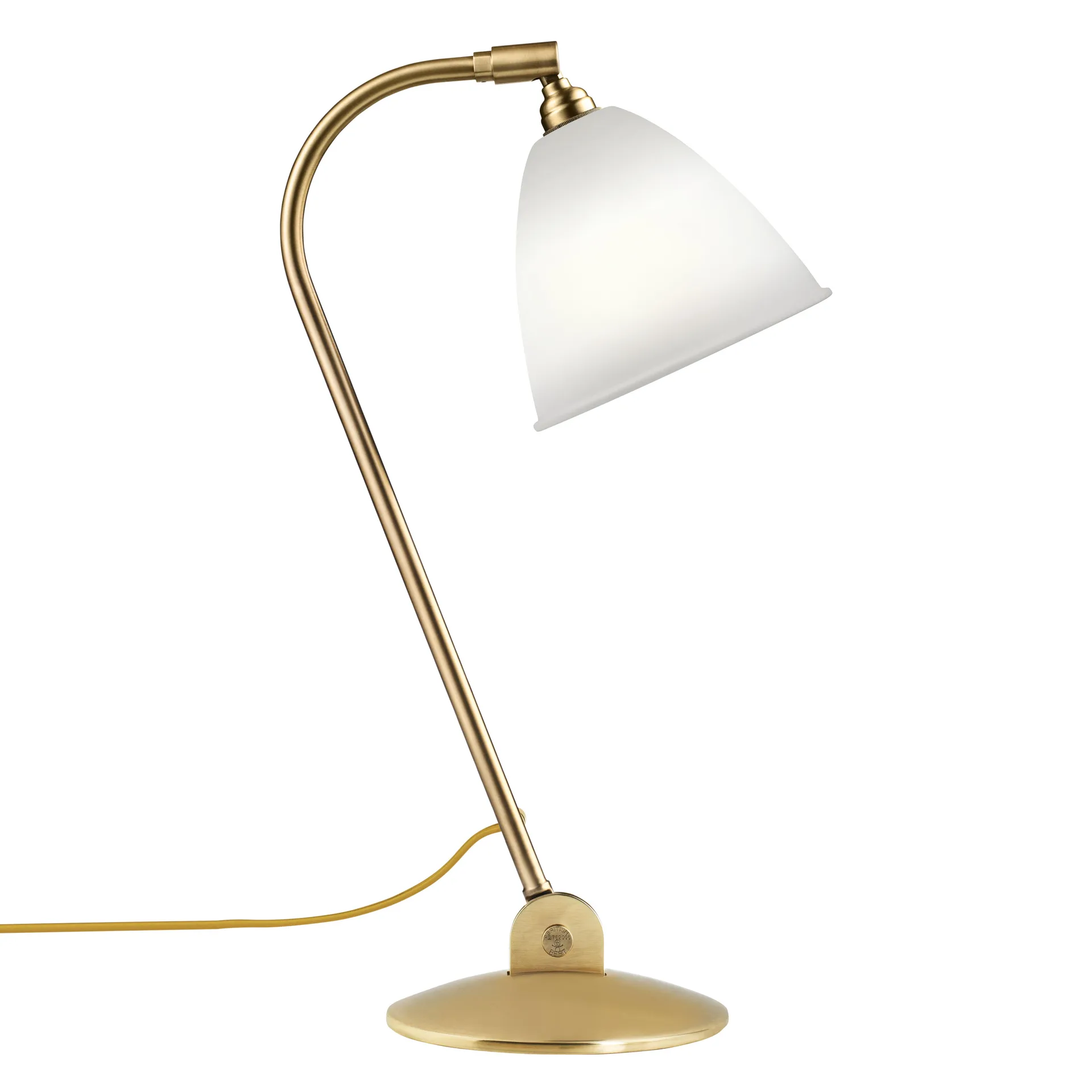 Bestlite BL2 bordslampa, benporslin-mässing GUBI