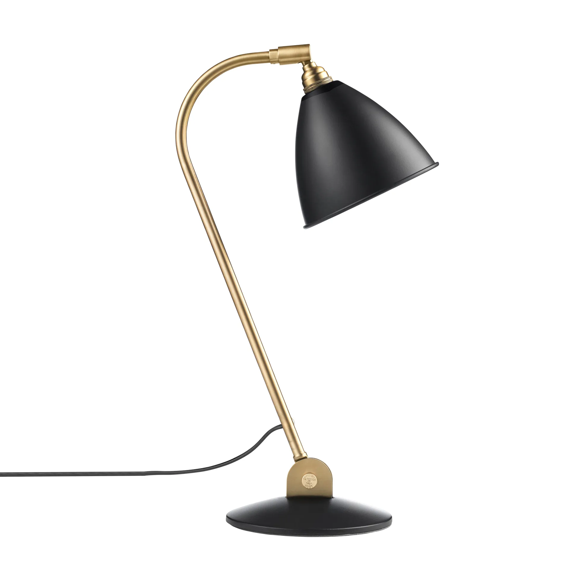 Bestlite BL2 bordslampa, kolsvart-mässing GUBI