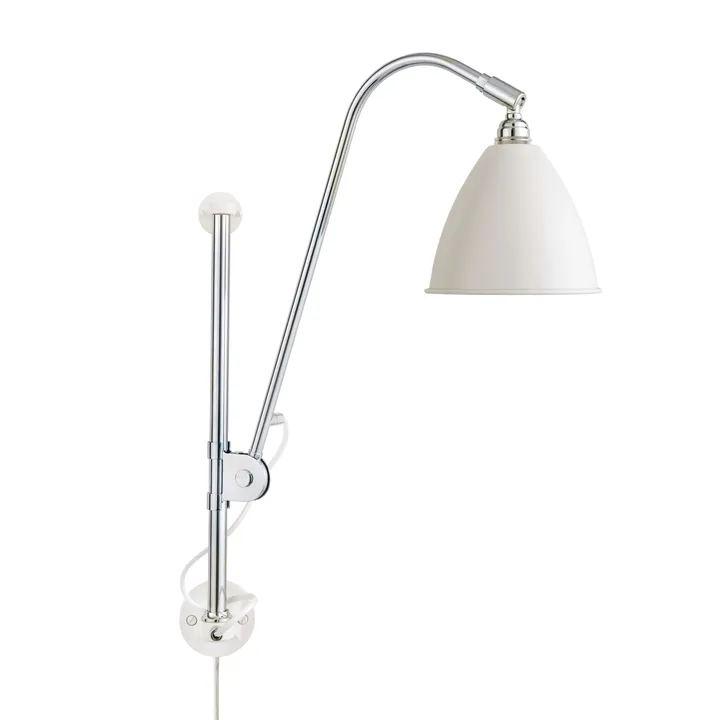 Bestlite BL5 vägglampa - Matt vit-krom - GUBI