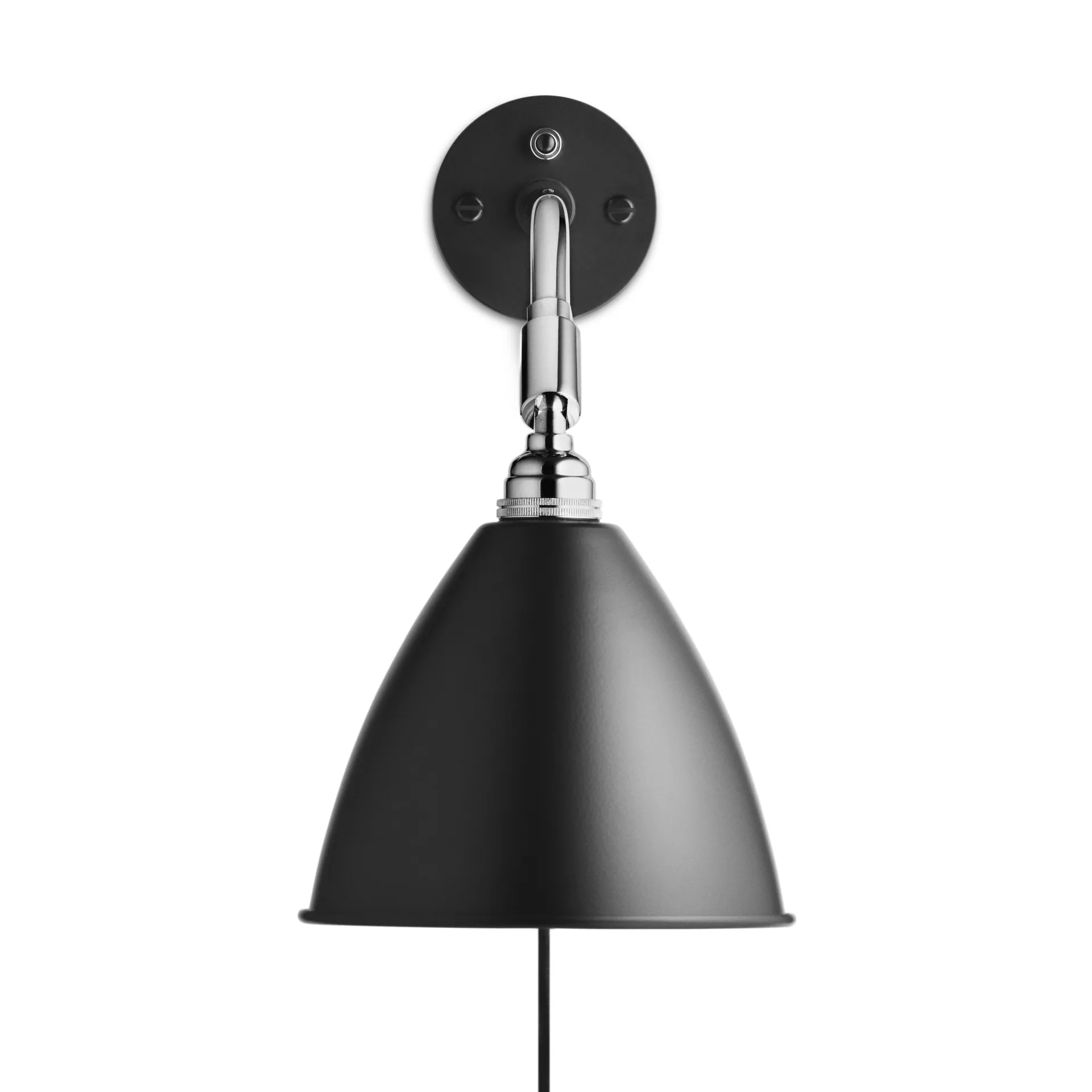 Bestlite BL7 vägglampa, svart-krom GUBI