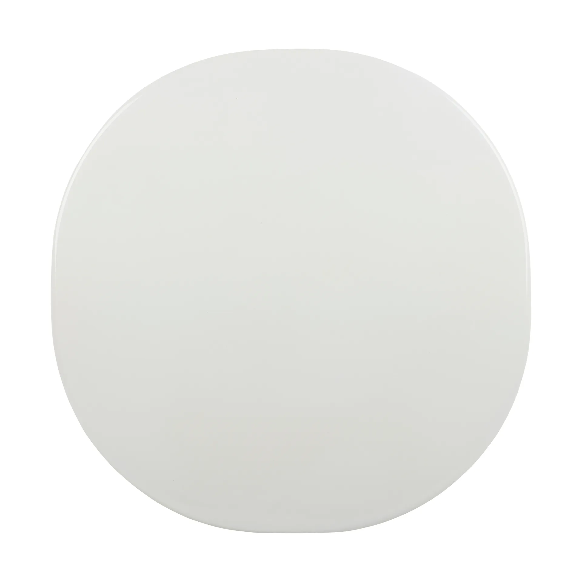 Carmel Bistro loungebord 75x75 cm, Clam white-black semi matt GUBI