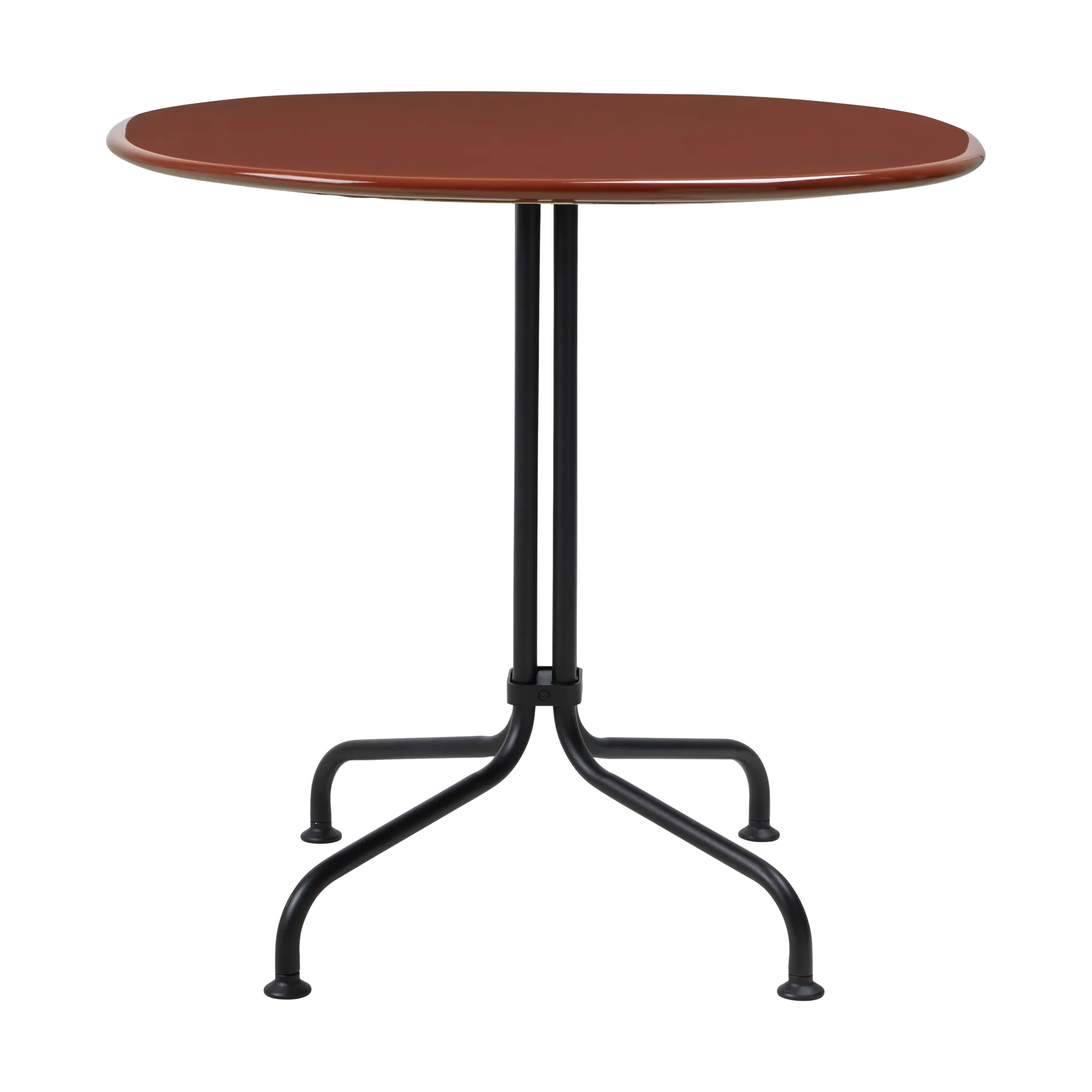 Carmel Bistro matbord 75x75 cm, Rock red-black semi matt GUBI