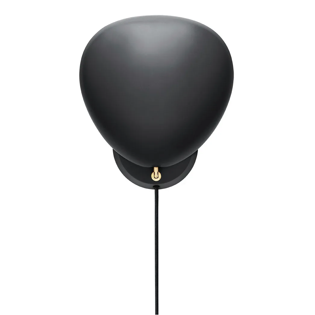 Cobra vägglampa, svart GUBI