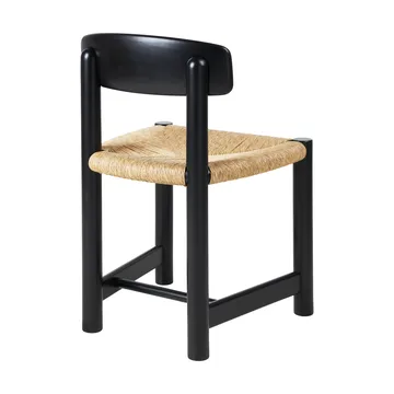 Daumiller Side Chair stol - Natural Rush-brown/black pine - GUBI