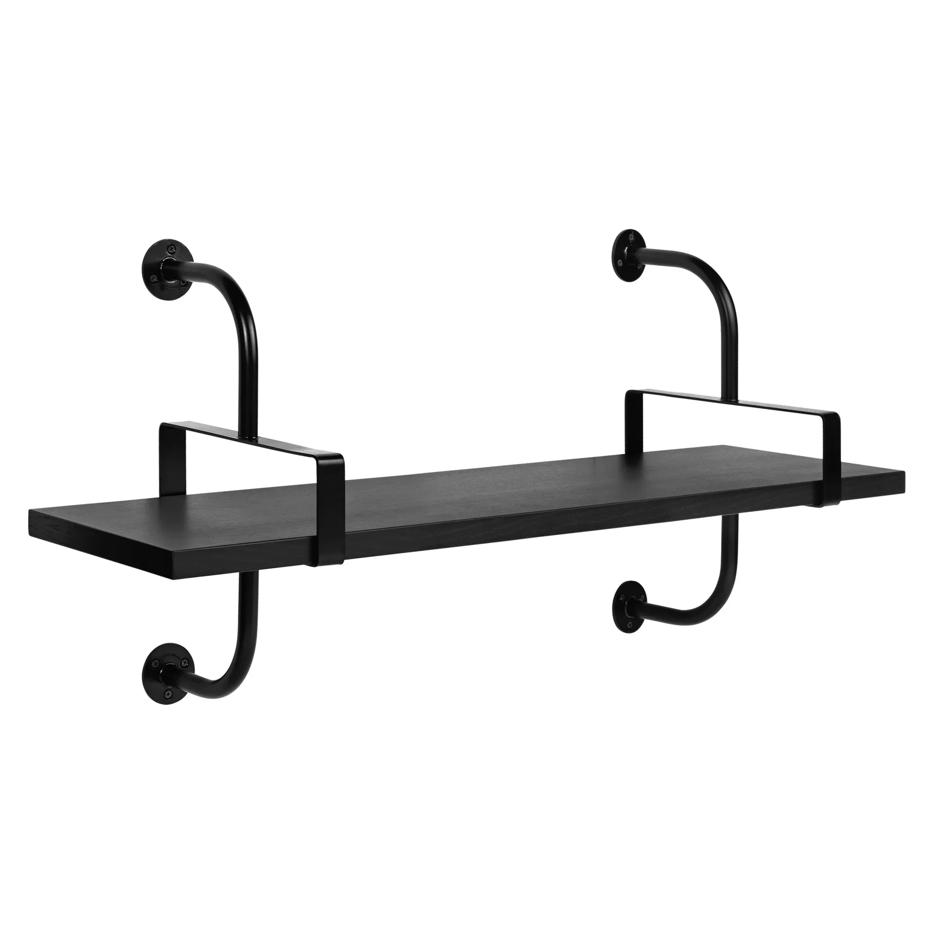 Démon hylla 1 hyllplan 95 cm, Black stained ash GUBI