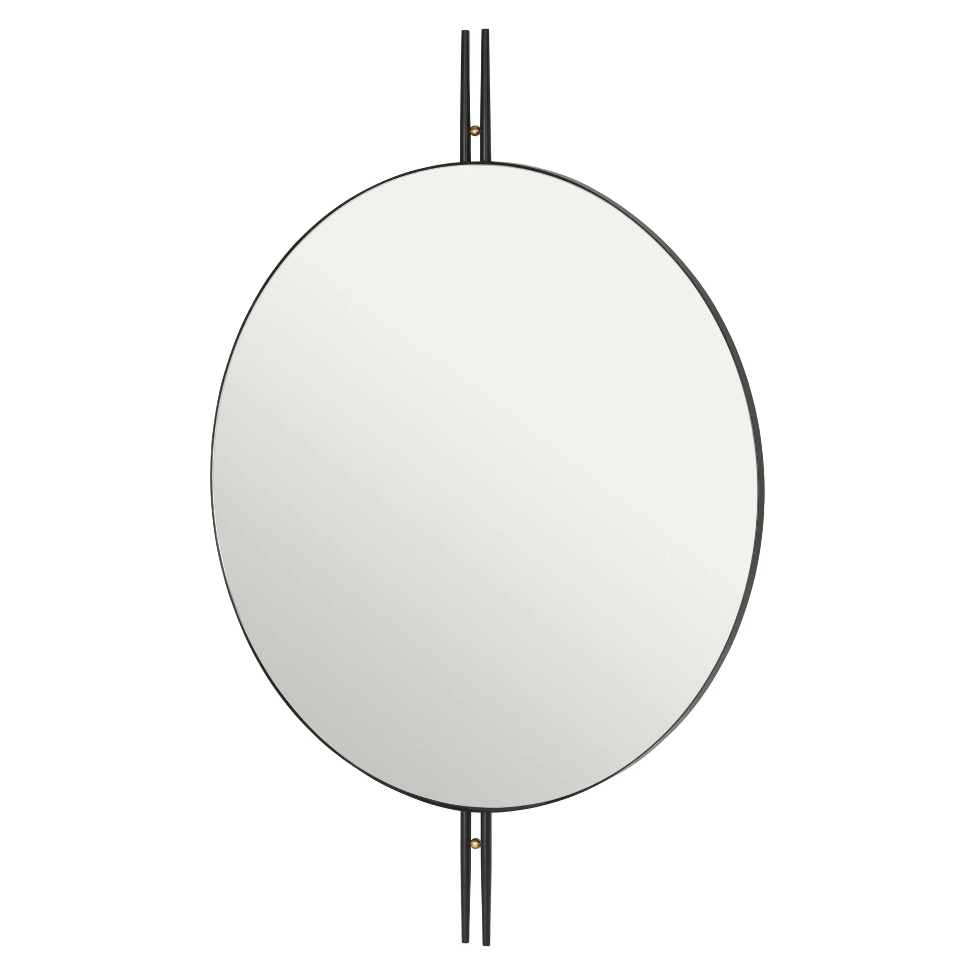 IOI väggspegel Ø80 cm, Svart GUBI