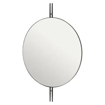 IOI väggspegel Ø80 cm - Svart - GUBI