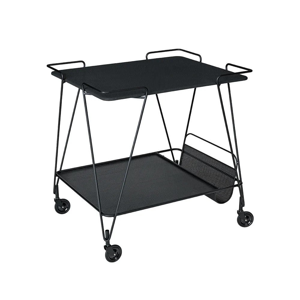 Matégot Trolley Rullvagn, black GUBI