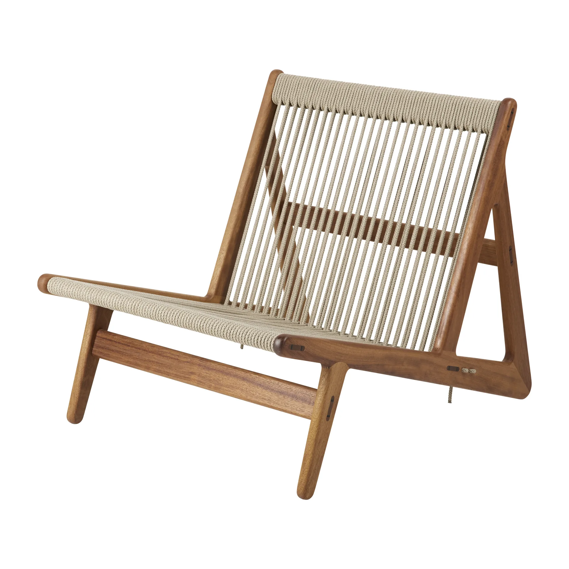 MR01 Initial Outdoor lounge chair, Oljat irokoträ GUBI
