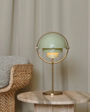 Multi-Lite bordslampa - Brass-desert sage - GUBI