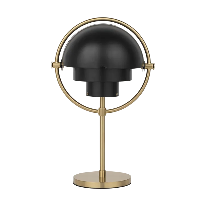 Multi-Lite portabel lampa - Black semi matt-brass - GUBI