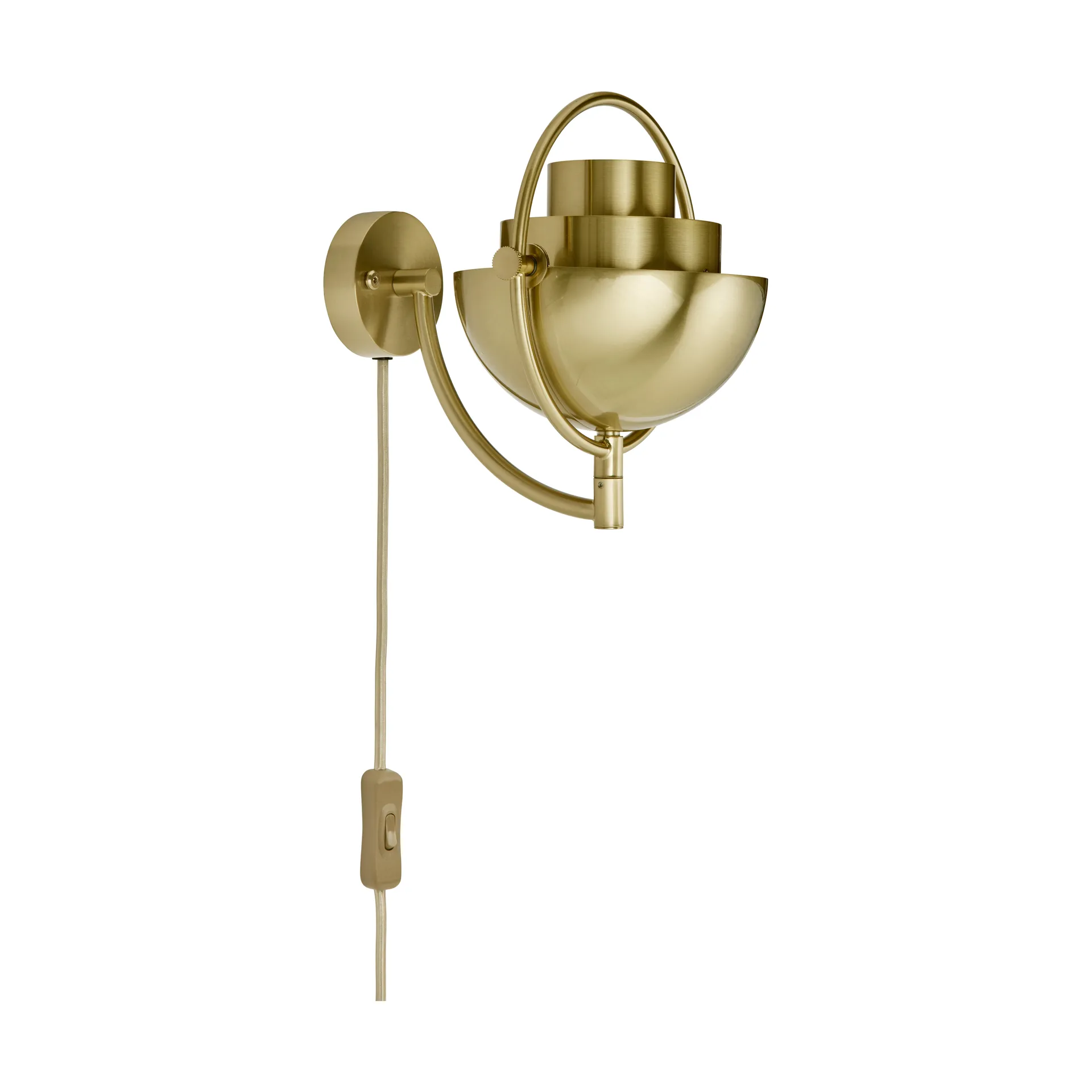 Multi-Lite vägglampa, Mässing GUBI