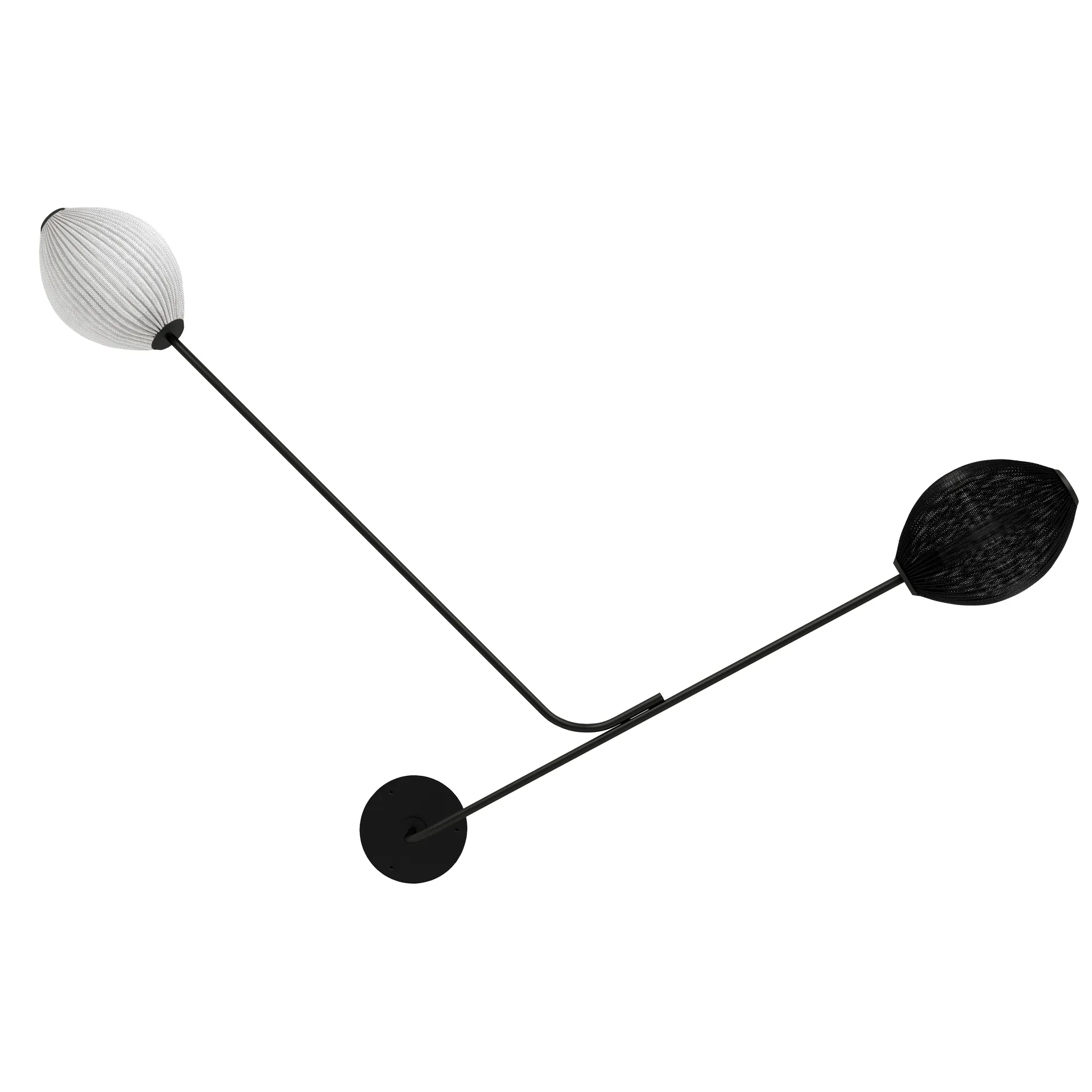 Satellite vägglampa, Black-white GUBI