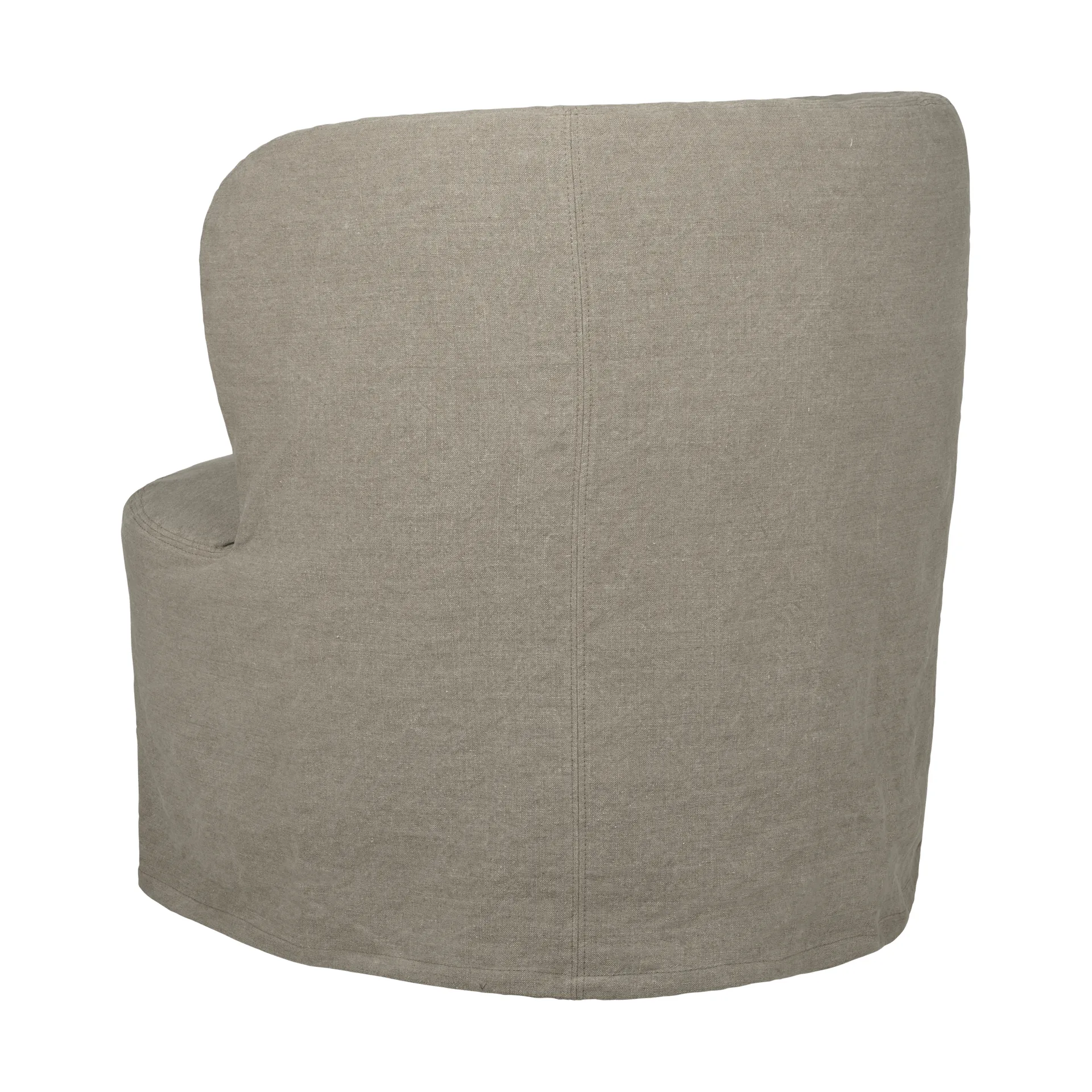 Stay Slipcover loungestol, Linen Flax 0024, small GUBI