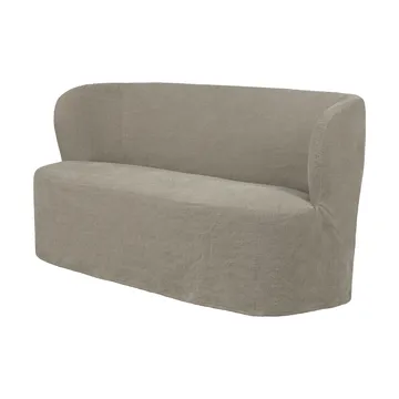 Stay Slipcover soffa - Linen Flax 0024, 150x70 cm, 2-sits - GUBI