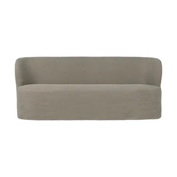 Stay Slipcover soffa - Linen Flax 0024, 190x70 cm, 2,5-sits - GUBI