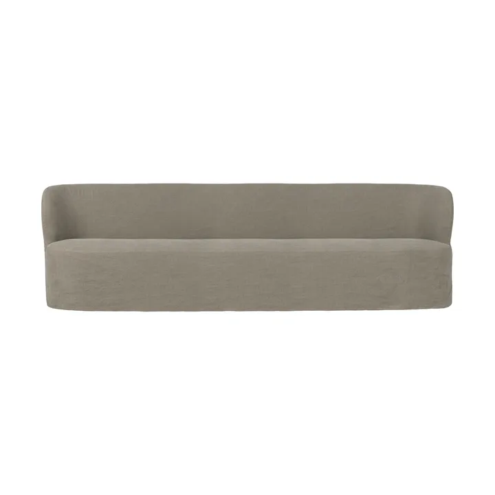 Stay Slipcover soffa - Linen Flax 0024, 260x70 cm, 4-sits - GUBI