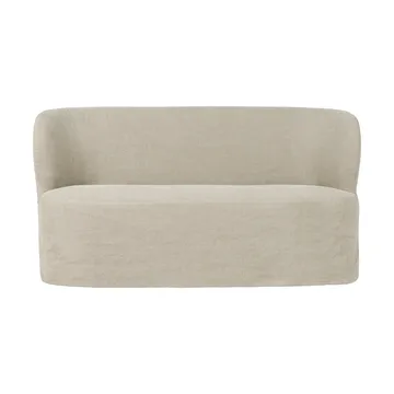 Stay Slipcover soffa - Linen Natural 0023, 150x70 cm, 2-sits - GUBI