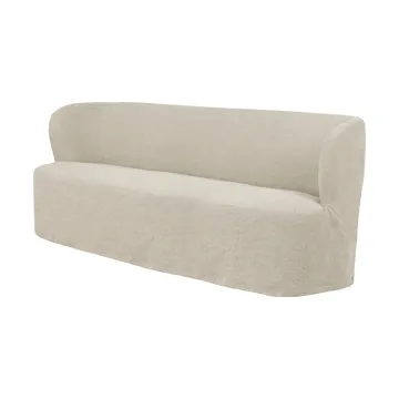 Stay Slipcover soffa - Linen Natural 0023, 190x70 cm, 2,5-sits - GUBI