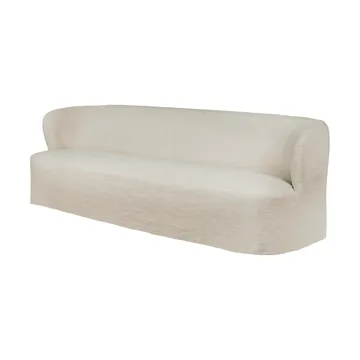 Stay Slipcover soffa - Linen Natural 0023, 260x95 cm, 4-sits - GUBI