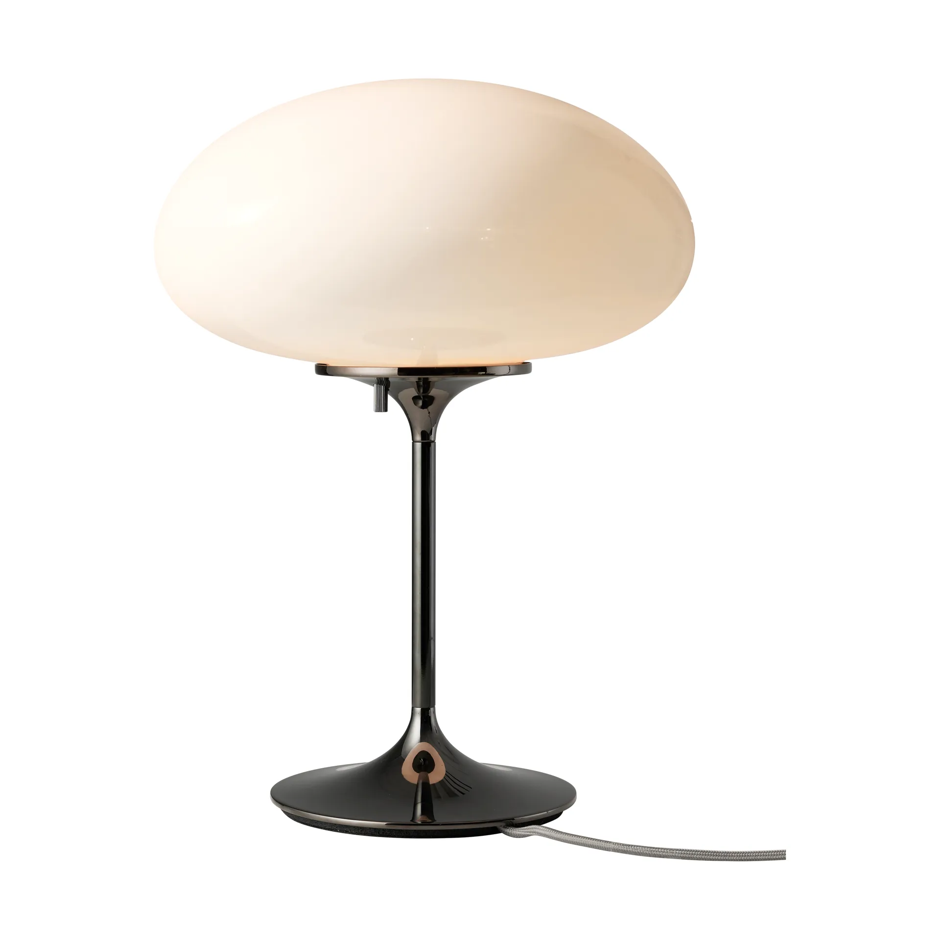 Stemlite bordslampa, Black chrome-opalglas, 42 cm GUBI