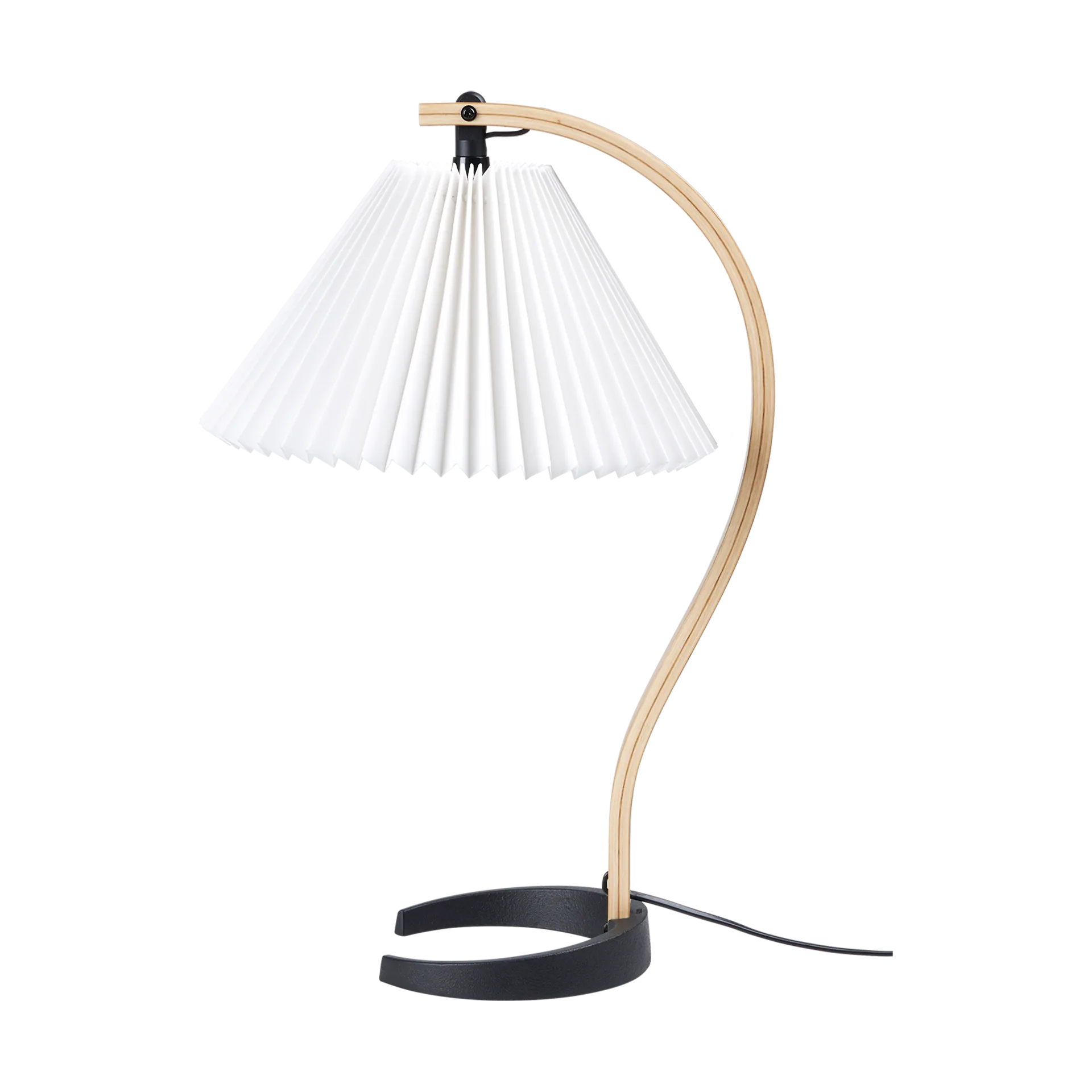 Timberline bordslampa, Oak-birch-white GUBI