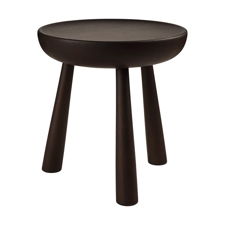 Totto pall - Dark stained laquered sapelli, Ø31x32,6 cm - GUBI