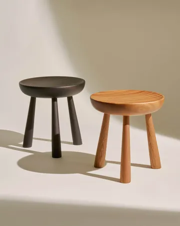 Totto pall - Lacquered sapelli, Ø31x32,6 cm - GUBI