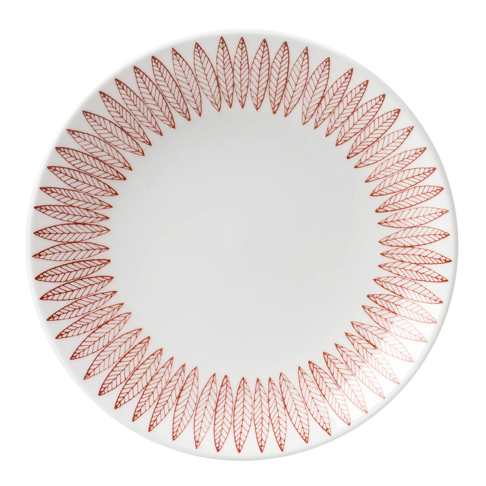Röd Salix tallrik, Ø 28 cm Gustafsbergs Porslinsfabrik