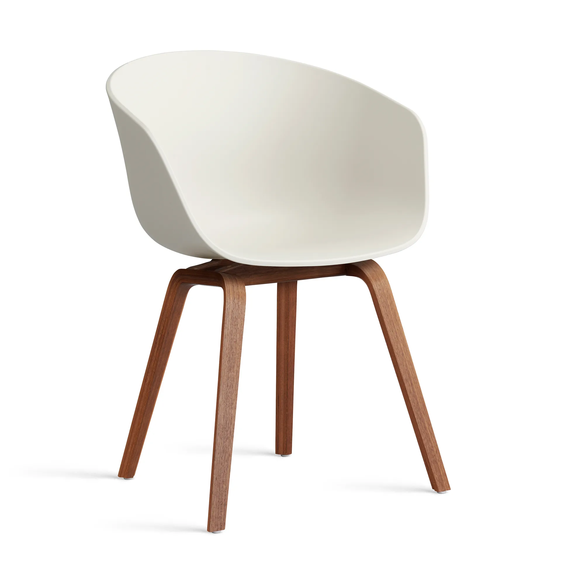 About a Chair 22 2.0 stol, Melange cream-lackerat valnötsstativ HAY