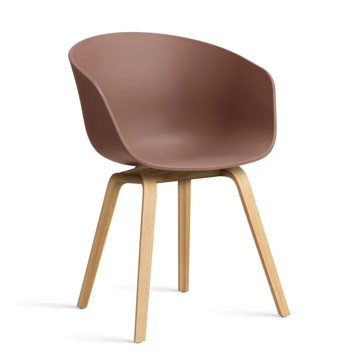 About a Chair 22 2.0 stol - Soft brick-lackerat ekstativ - HAY
